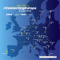 Специален влак, свързващ цяла Европа, започва своето пътуване